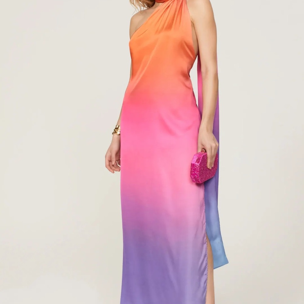NWT Baobao Ombre One-Shoulder Dress (not same colors as model, same style)
